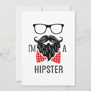 Convites Eu sou um Hipster