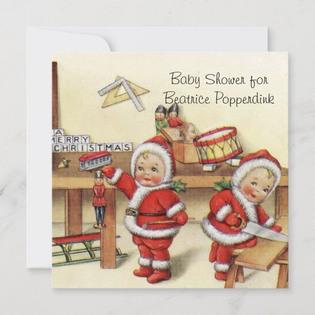 Convites Eu sou um jogo de presentes de Natal, acessórios d (Frente)