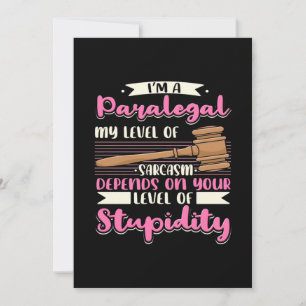 Convites Eu Sou Um Paralegal