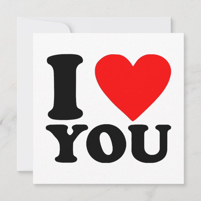 Convites Eu Te Amo (Frente)