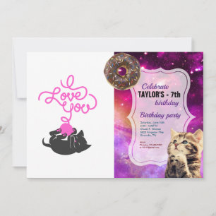 Convites Eu te amo - bola de lã - Escolha a cor de trás