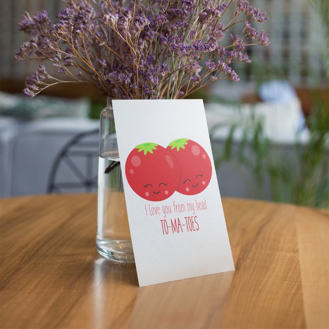 Convites Eu Te Amo De Meus Tomates De Cabeça (Criador carregado)