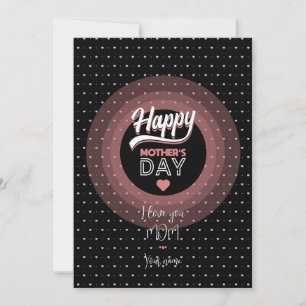 Convites Eu te amo mãe