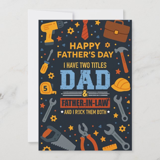 Convites Eu Tenho Dois Títulos De Pai E Pai, Eu Os Rodo (Frente)