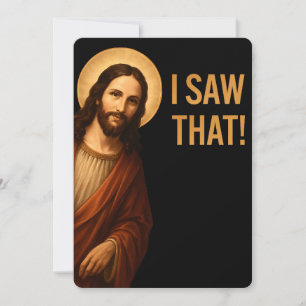 Convites Eu Vi Que Jesus Piada Cristã Engraçada