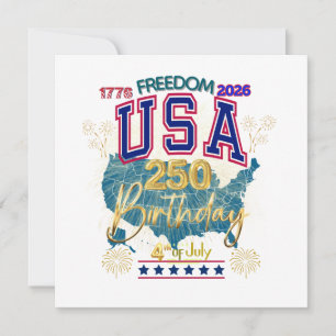 CONVITES EUA 250 ANOS DE LIBERDADE