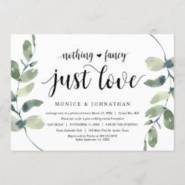 Convites Eucalipto Moderno, Preto, Festa de Casamento às Es