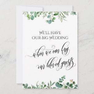 Convites Eucalipto Quando Podemos Abraçar Você Adiou O Casa