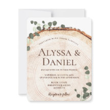 Eucalipto Rústico Botânico em Madeira para Casamen