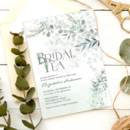 Convites Eucalyptus Botanic Sage Chá Verde
