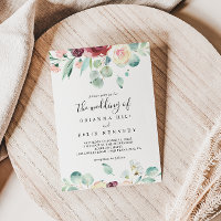Eucalyptus Floral Contemporâneo O Casamento De