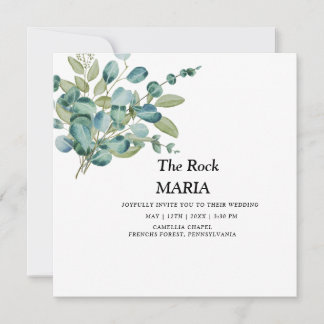 Convites eucalyptus generery wedding