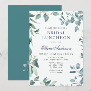 Convites Eucalyptus Greenery Bridal Luncheon