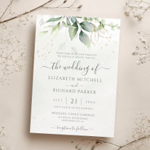 Eucalyptus Greenery Dourado Deixa Casamento Botâni
