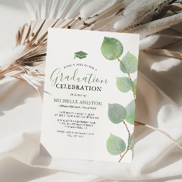 Convites Eucalyptus Greenery Festa de formatura