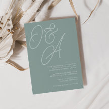 Eucalyptus | Script Watermark Monograma Wedding