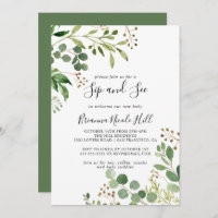 Eucalyptus Simple Brown Floral Sip e Veja