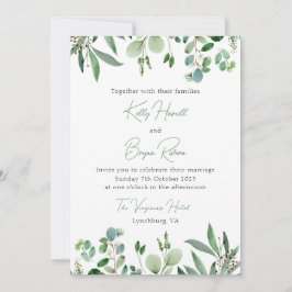 Convites Eucalyptus Suite