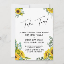 Convites Eucalyptus Sunflower Adiou Casamento Dois