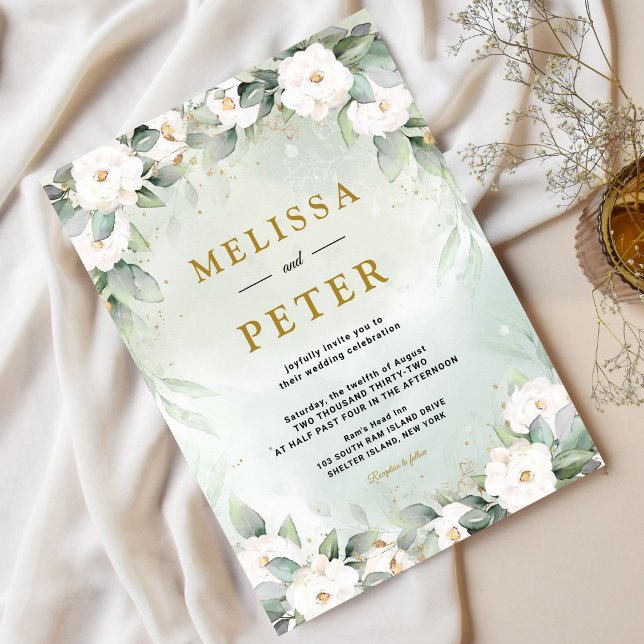 Convites Eucalyptus Wedding (Criador carregado)