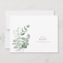 Convites Eucalyptus Wedding RSVP