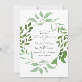 Convites Eucalyptus Wreath Weditation