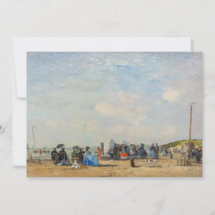 Convites Eugene Boudin - Encontro na praia