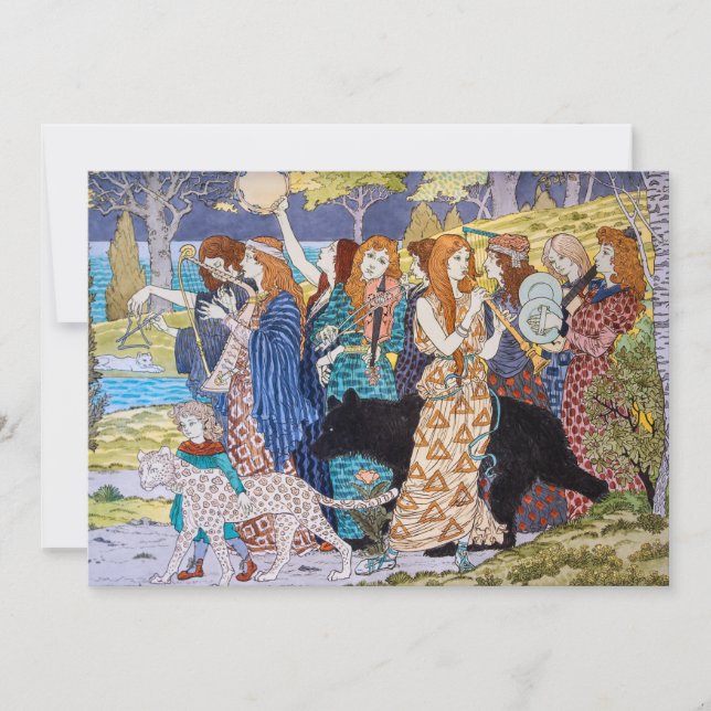 Convites Eugene Grasset - Harmony Decorative Panel (Frente)