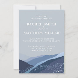 Convites Evenin nas montanhas das colinas sangrando poeiren