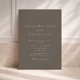 Convites Evening Estate Wedding Invitation