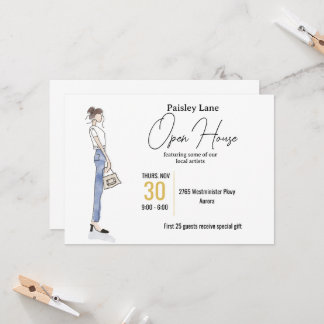 Convites Event Invitation for open house or other