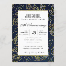 CONVITES EVENTO CORPORATIVO FLORAL ROSA BRANCA DOURADA MARI