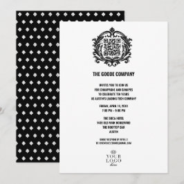 Convites Evento corporativo personalizado | Código QR