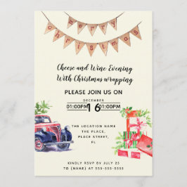 Convites Evento de angariação de fundos para o vinho e o qu