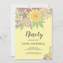 Convites Evento de Aniversário da Avó