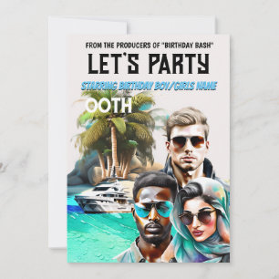 Convites Evento de aniversário do Movie poster espionador T