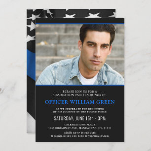 Convites Evento de Festa de formatura da Polícia de Bandeir