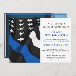 Convites Evento de Festa de formatura da Polícia de Bandeir
