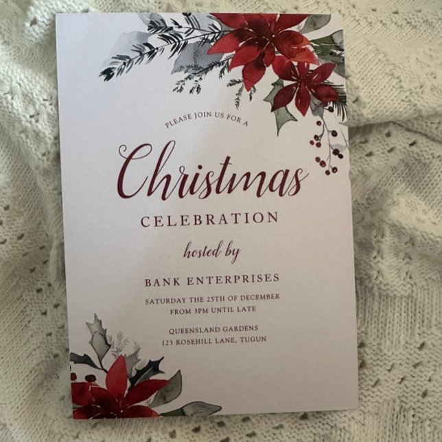 Convites Evento de Gala Corporativa do Partido do Natal (Criador carregado)