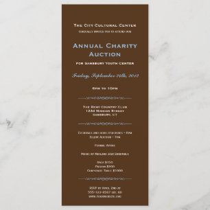 Convites Evento de gala de negócios azul de Espresso