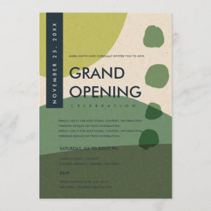 CONVITES EVENTO DE GRANDE ABERTURA DA ARTE ABSTRATA MODERNA