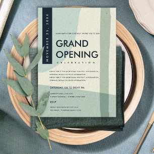 CONVITES EVENTO DE GRANDE ABERTURA DE ARTE ABSTRATA MODERNA