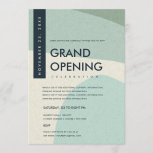 CONVITES EVENTO DE GRANDE ABERTURA DE ARTE ABSTRATA MODERNA