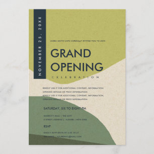 CONVITES EVENTO DE INAUGURAÇÃO GRANDIOSA DE ARTE ABSTRATA M