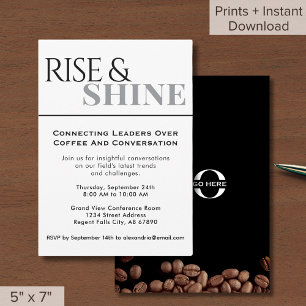 Convites Evento de Rede do Café da Manhã de Negócios