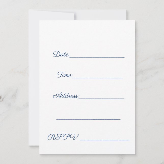 Convites evento de reunião de negócios (Verso)