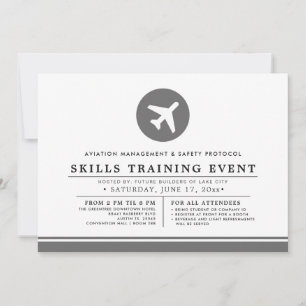 Convites Evento de Treinamento Mínimo de Avionics