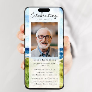 Convites Evento Digital Funeral Fotográfico do Oceano de Pr