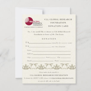 Convites Evento do Seminário de Damasco de Prata, Doação de