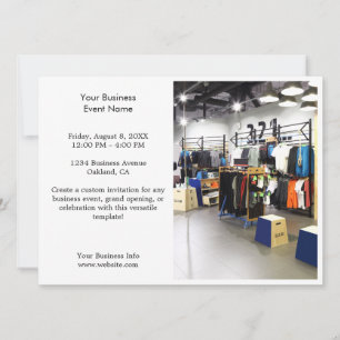 Convites Evento Empresarial Foto Profissional Minimalista